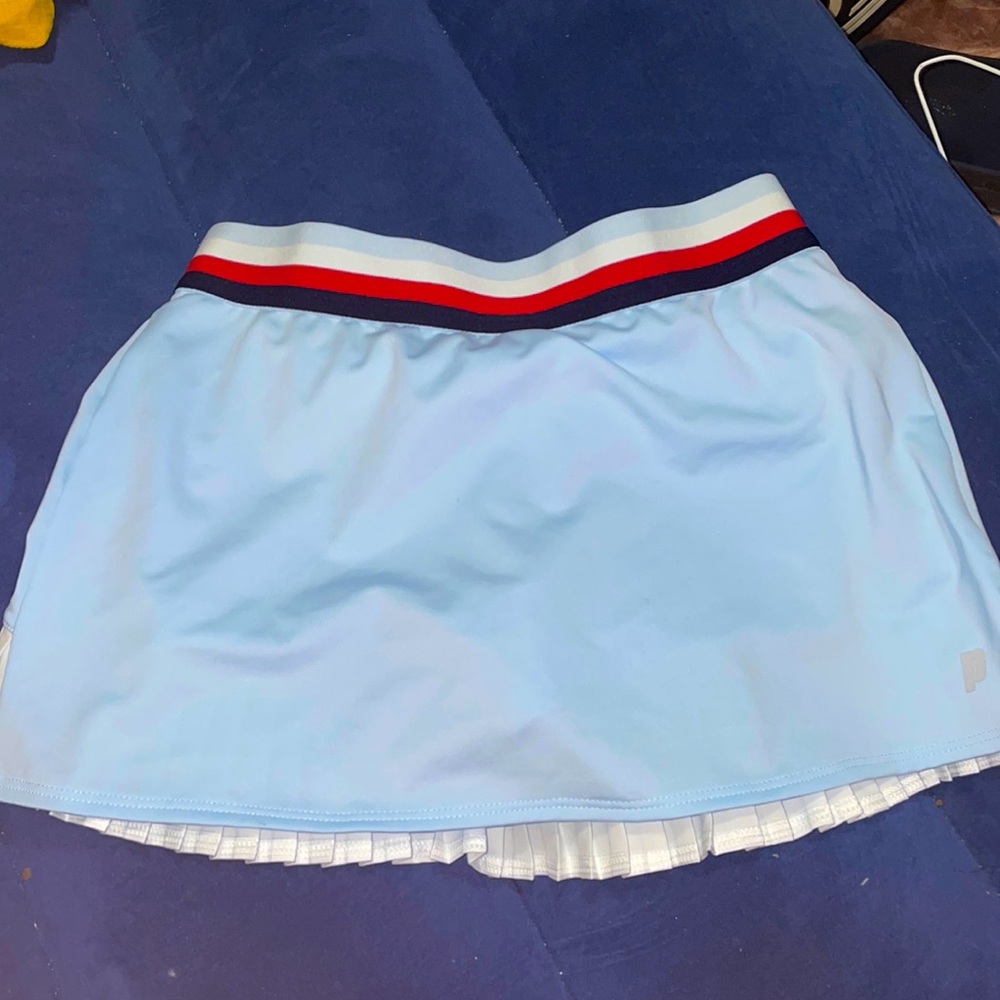 A cheer/sport skirt with matching t